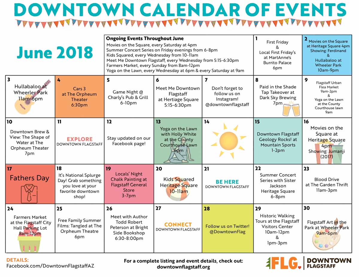 Happy June! Downtown Flagstaff